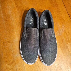 Crevo Slip on Loafers, Gray, Size 11